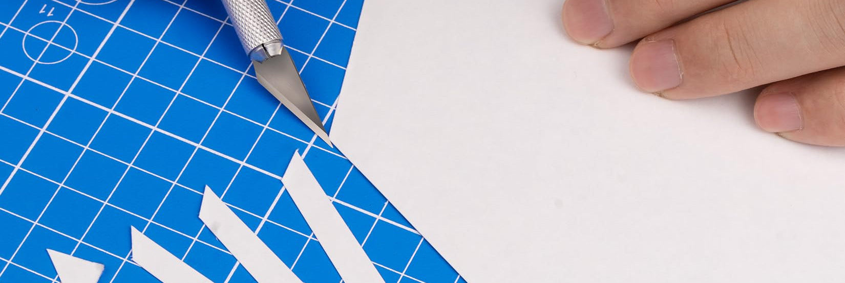 1 PCS Blue Cutting Mat 8in×6in Self Healing Double Sided 5 Ply Craft Rotary Cutting Board A5 Size DIYSELF