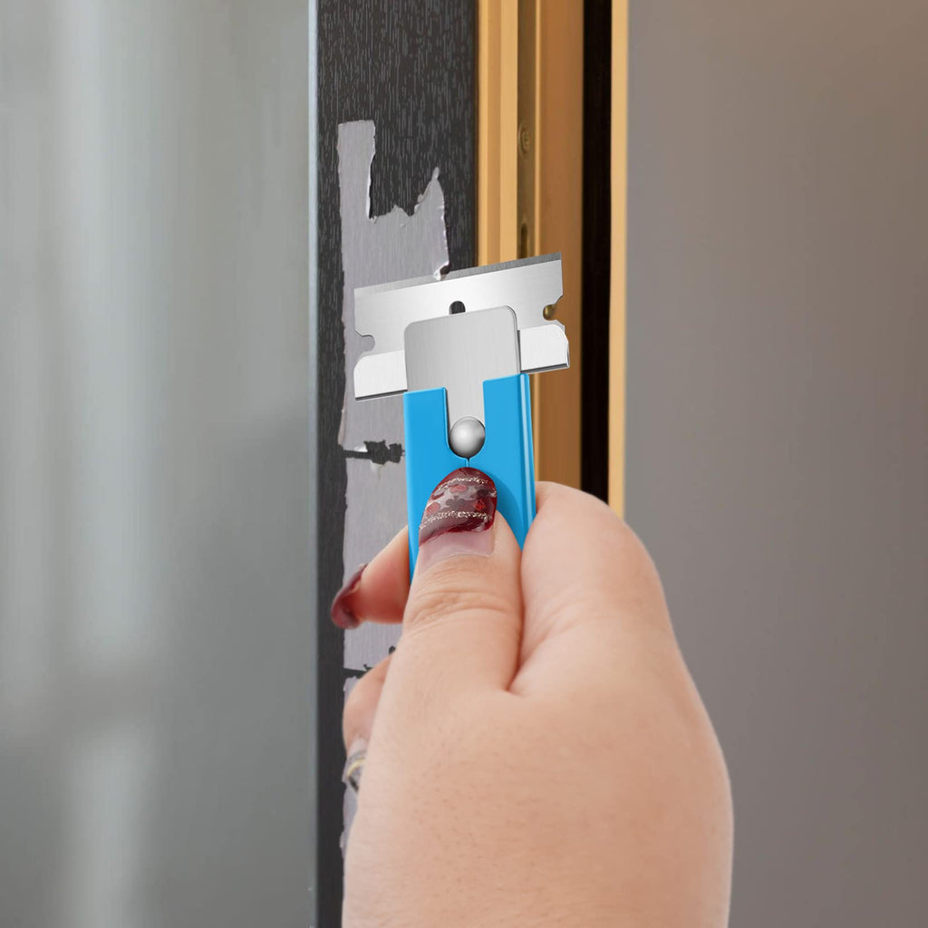 Bulk 120 Pack Retractable Box Cutters with Single Edge Razor Blades