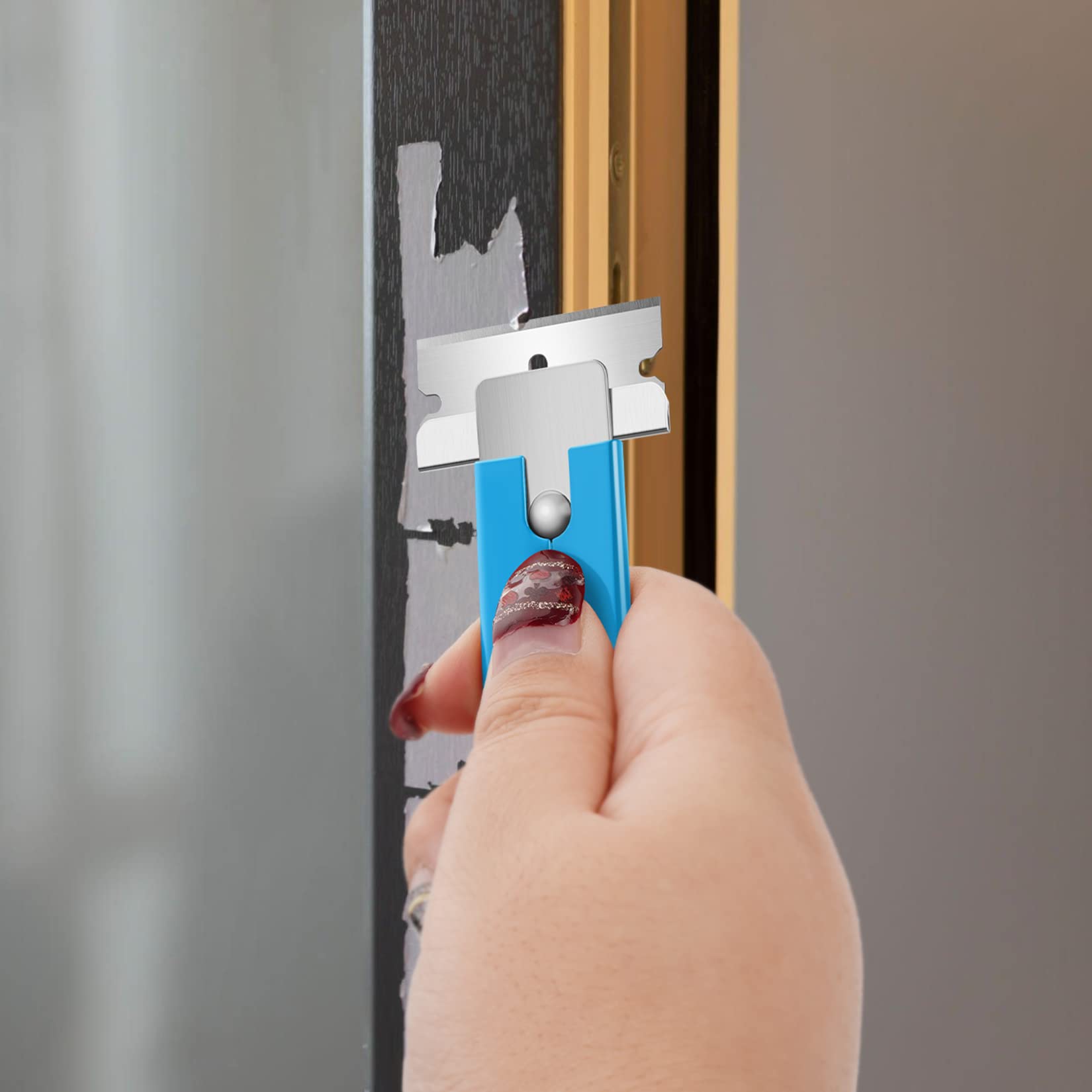 Bulk 120 Pack Retractable Box Cutters with Single Edge Razor Blades