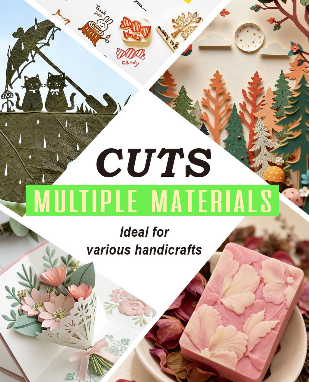 DIYSELF Craft Knife with 10 Extra #11 Blades, Precision Hobby Knife Set with Steel Ruler, Exacto Knife for Crafting, Polymer Clay, Pottery, Paper, Vinyl, Stencil & Model Making (Green)