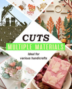 DIYSELF Craft Knife with 10 Extra #11 Blades, Precision Hobby Knife Set with Steel Ruler, Exacto Knife for Crafting, Polymer Clay, Pottery, Paper, Vinyl, Stencil & Model Making (Green)