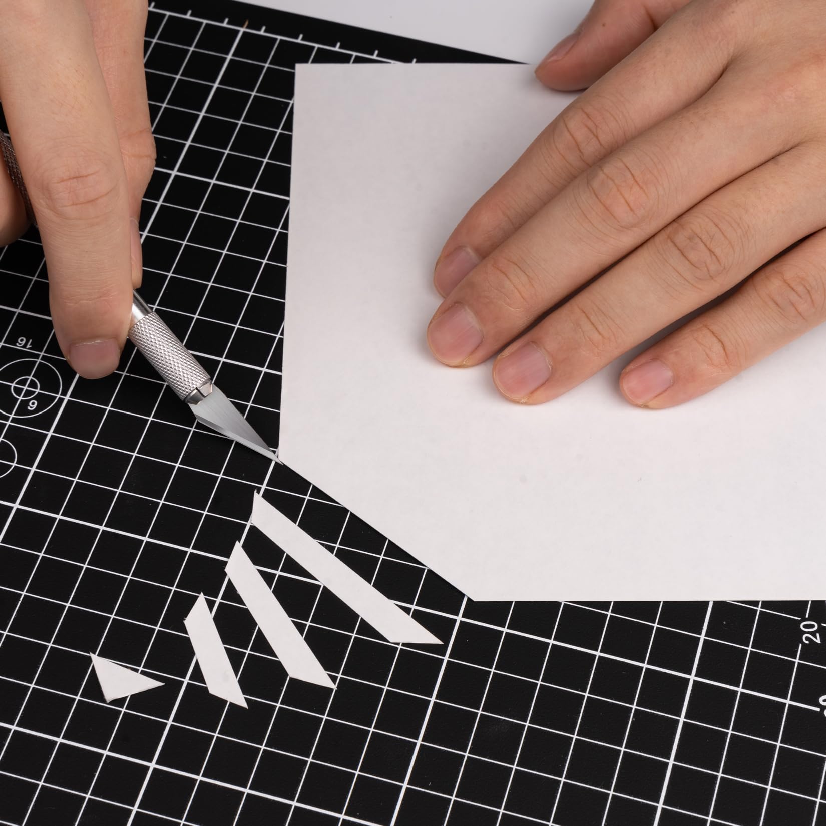 1 PCS Black Cutting Mat 8in×6in Self Healing Double Sided 5 Ply Craft Rotary Cutting Board A5 Size DIYSELF