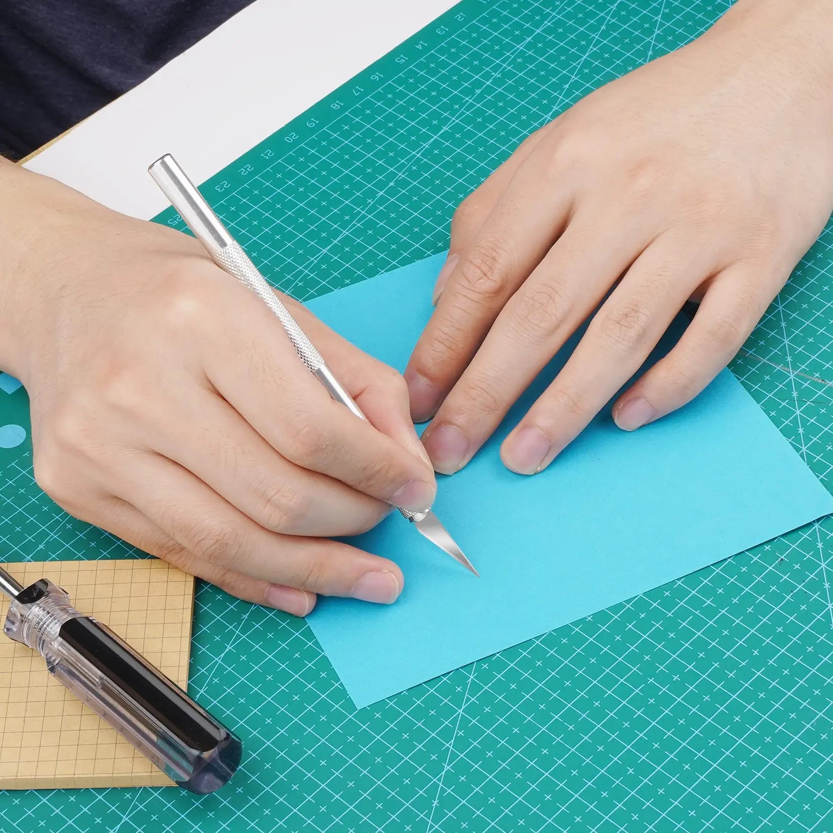 150 PCS Sharp High Carbon Steel #11 Craft Knife Blades – Exacto-Style Replacement Blades DIYSELF