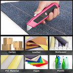 Bulk 20 Pack Box Cutter Retractable Heavy Duty Utility Knife Pink