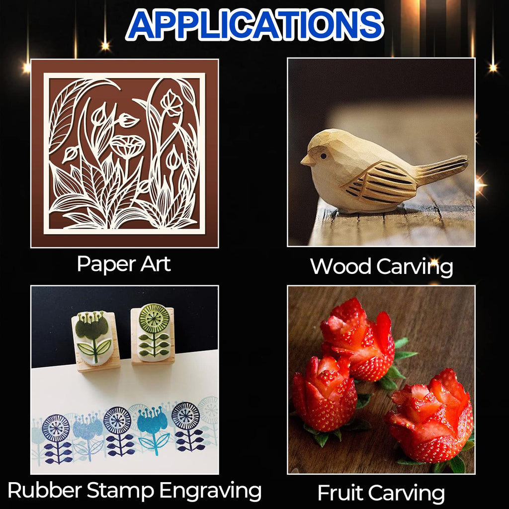 DIYSELF 150 PCS Exacto Knife Blades 11, Sharp Hobby Knife Blades, High Carbon Steel Craft Knife Blade, #11 Replacement Exacto Blade for Art, Scrapbooking, Stencil, Paper Cutting