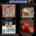 DIYSELF 150 PCS Exacto Knife Blades 11, Sharp Hobby Knife Blades, High Carbon Steel Craft Knife Blade, #11 Replacement Exacto Blade for Art, Scrapbooking, Stencil, Paper Cutting