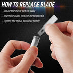 Bulk 160-Piece Yellow Precision Craft & Hobby Knife Set with Storage Case