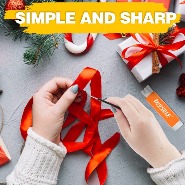 DIYSELF Box Cutters 12 Pack, Utility Knife, Box Cutter Retractable with Razor Blade, Box Opener for Package, Utility Knives for Office, School, Home, Flat Box Cutter for Women, Letter Opener for Mail - Image 2
